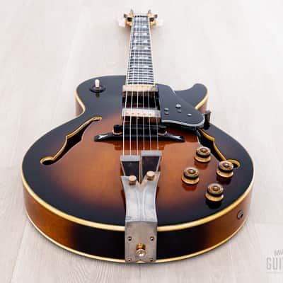 1978 Ibanez George Benson Signature GB10 Archtop Electric Guitar Sunburst, Japan Fujigen image 13