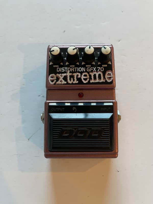 DOD Digitech GFX70 Distortion Extreme Metal X Corrosion Guitar Effect Pedal image 1