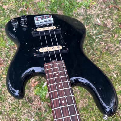 1982 EKO BB 55 Bass - Version 1017 - All Black with Matching Headstock image 10
