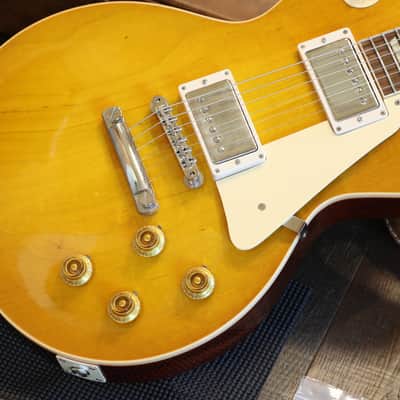 Minty! 2021 Gibson Custom 1958 Historic Reissue Les Paul M2M Electric Guitar Lemonburst + COA OHSC image 6