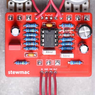 StewMac International House of Overdrive Pedal Kit, White Enclosure # 12260-W image 4
