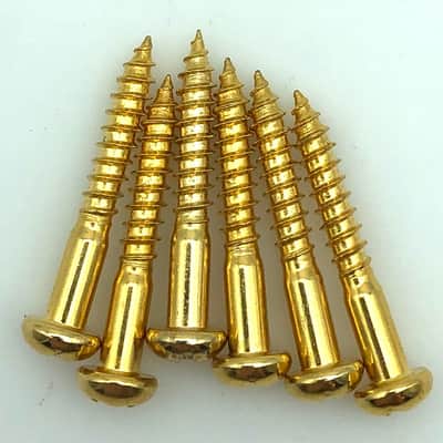 Stratocaster Style Tremolo Screws Gold image 2