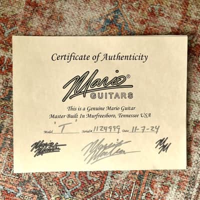 Mario Martin T-Style - 2-Tone Sunburst / MOJO Dynasonics. NEW (Authorized Dealer) Bild 12