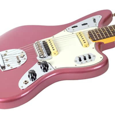 New Fender Custom Shop '63 Jaguar Deluxe Closet Classic Aged Burgundy Mist Metallic #CZ577929 image 2