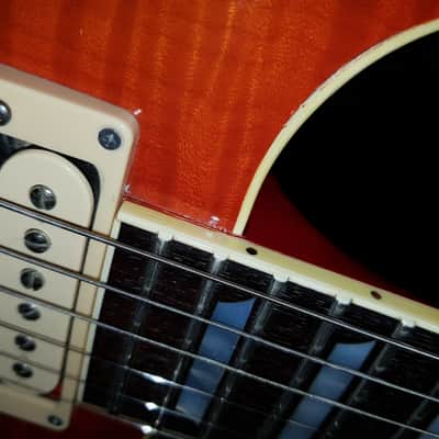 Hamer studio custom USA Sunburst Flamed Top  * Bound And Crown* Extremely RARE Version With Floyd rose image 10