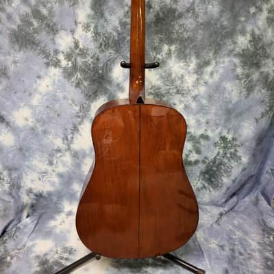 2000 Takamine Jasmine S-45 SK Acoustic Dreadnought Guitar Pro Setup New Strings Semi Hard Shell Case Bild 11