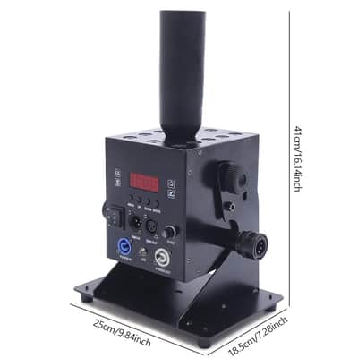 Co2 Cryo Jet Machine, 70W Digital Dmx Control 6 Channels Co2 Led Cannon With 6M Gas Hose, Single Pipe Stage Effect Co2 Jet Fogger Smog Machine For Party Stage Shows Club Concert image 6