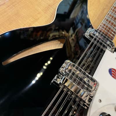 Rickenbacker 360/12C63 12-String Electric Guitar (Black) image 8