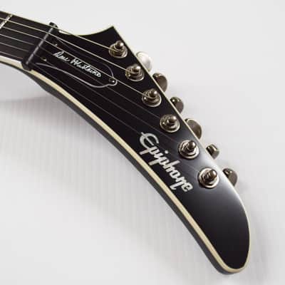 Epiphone Dave Mustaine Prophecy Flying V Figured Electric Guitar - Aged Dark Red Burst image 8