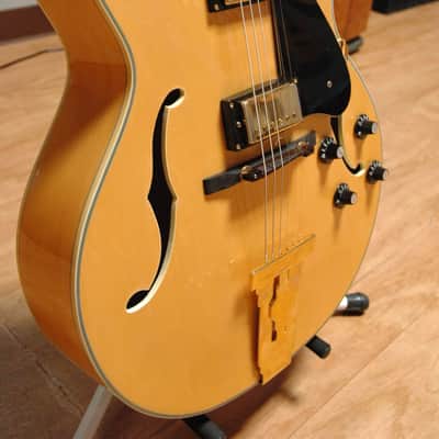 Washburn J-6 Hollow Body Natural Finish image 2