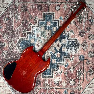 1966 Gibson SG Special Vintage Cherry Made In Kalamazoo Small Guard Electric Guitar! image 4