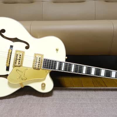 2020 Gretsch G6136T-MGC Michael Guy Chislett Signature White Falcon image 2