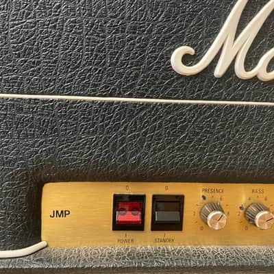 Marshall JMP 1992 MK II Super Bass 2-Channel 100-Watt Guitar / Bass Amp Head 1978  Black image 5