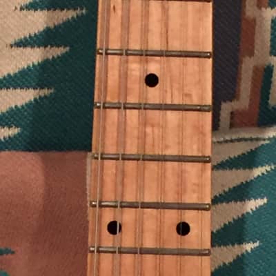 Samick Artist Series Thinline Hollow Telecaster copy TO-0345 1980's Natural Ash with Maple Neck and image 13