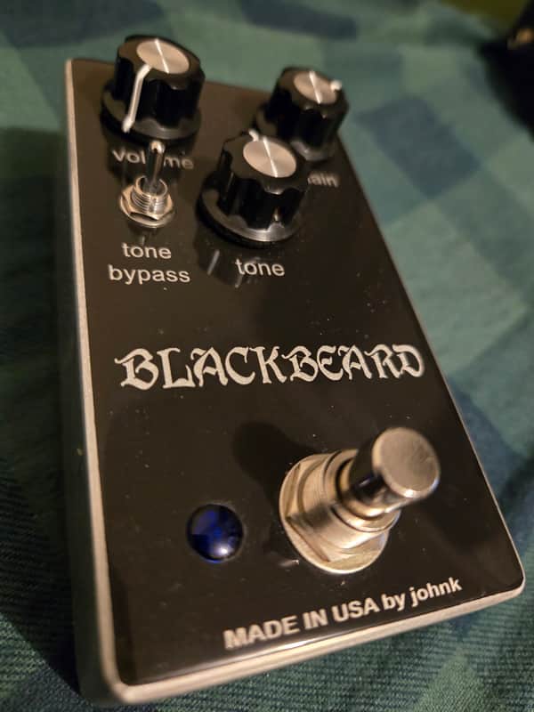 johnk Blackbeard fuzz (Sanford & Sonny Bluebeard clone) polished and acid etched aluminum image 1