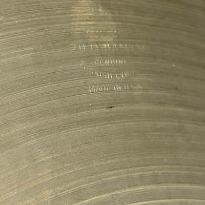 Vintage Zildjian Avedis Crash Cymbal 18” 1970s Cymbal 1399g #2668 image 6