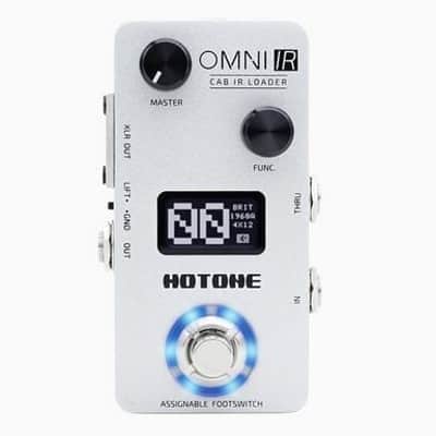 Hotone OMP-6 Cabinet Simulator Impulse Response Loader Pedal, 40 Guitar/Bass Cabinet IRs, 4-Band EQ image 1