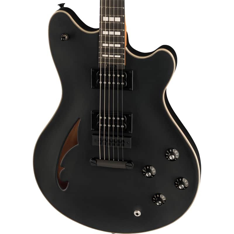 EVH SA-126 Special Semi-Hollow Electric Guitar - Stealth Black image 1