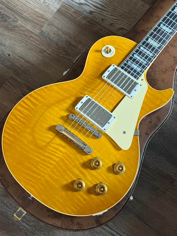 2025 Gibson Les Paul 1959 Reissue Lemonburst Gloss Made to Measure image 1