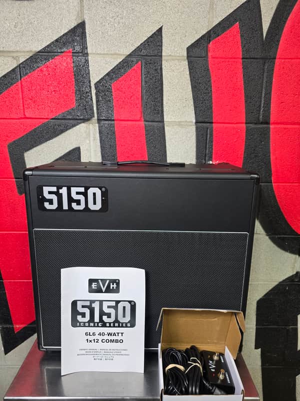 EVH 5150 Iconic Series 2-Channel 40-Watt 1x12" Guitar Combo 2021 - Present - Black image 1