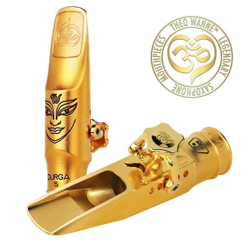 Theo Wanne Durga 5 Tenor Saxophone Gold Plated Mouthpiece-8 (0.110") image 1