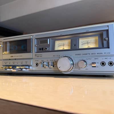 Vintage Toshiba Aurex Cassette Tape Player Deck PC-X12 Full Fresh Service X Rare image 3