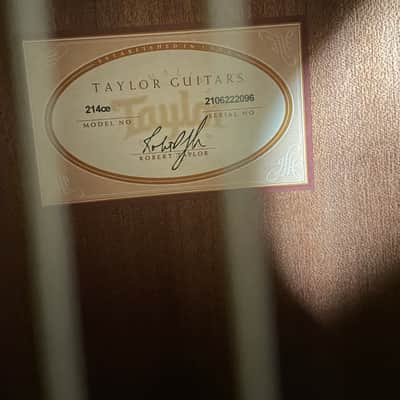 Taylor 214ce (2012) Rosewood/Sitka Spruce - Great Condition - Incl. Gig Bag image 17