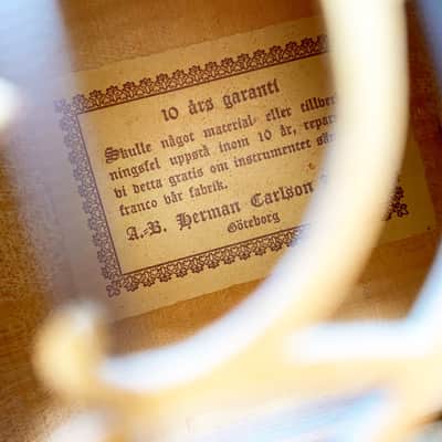 Herman Carlson Levin Model 22 "Bolero" - Super rare & cool vintage guitar! Made in Sweden in 1954! image 6