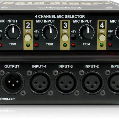 Radial Engineering Gold Digger 4 Channel Mic Selector *Free Shipping in the USA* image 2