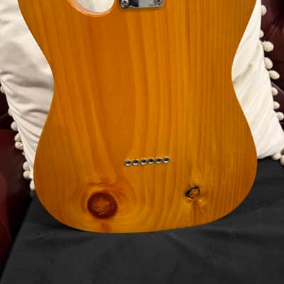 Fender Player MIM Partscaster Tele - 2021 With Fender Vintage ‘64 Pickups and Custom Knotty Pine Body image 12