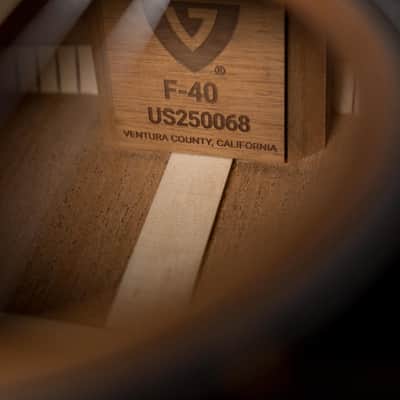 Guild F-40 Standard Sitka/Mahogany Pacific Sunset Burst Jumbo Acoustic Guitar #0068 image 3