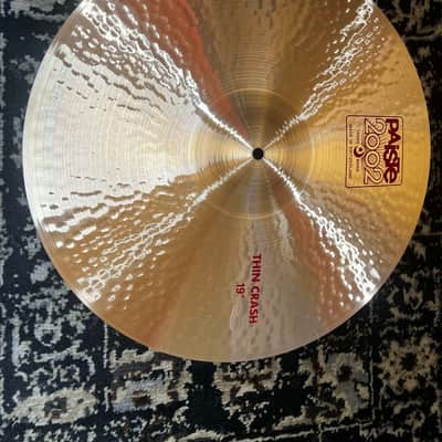Mint Paiste 19" 2002 Thin Crash Cymbal - Traditional image 1