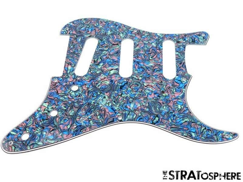* NEW Abalone Pearl Stratocaster PICKGUARD for Fender Vintage Strat 3 Ply 8 Hole image 1