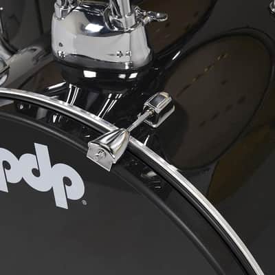 Pacific Drums Center Stage Complete Drumkit, 5 Drum Set, Iridescent Black Sparkle, 7x10, 8x12, 12x14 Floor, 14x20 Kick, 5x14 Snare (PDCE2015KTIB) image 3