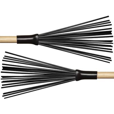 Vater Wood Handle Whip Brush with Poly Bristles