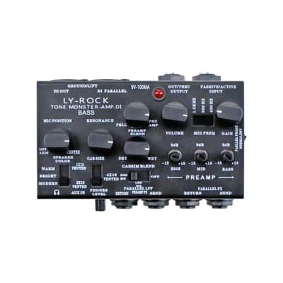 Bass Station Preamp Cabinet Simulation DI Pedal 0 Watt Amp By Handmade,price include the import duty for US buyer image 1