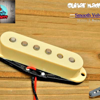 G.M. Smooth Velvet Alnico II Middle pickup RWRP (Cream) for Fender Stratocaster® image 6