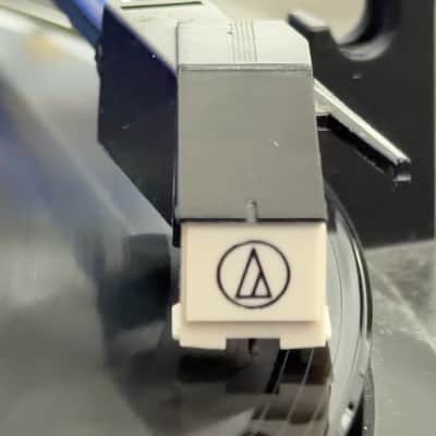 Audio-Technica AT-LP60USB Black Fully Automatic Belt Driven Turntable with USB 2010s - Black image 14