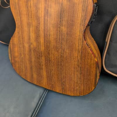 Ortega Hydra Double Neck Tenor Electric Ukulele - Natural Ovangkol w/Gigbag image 14