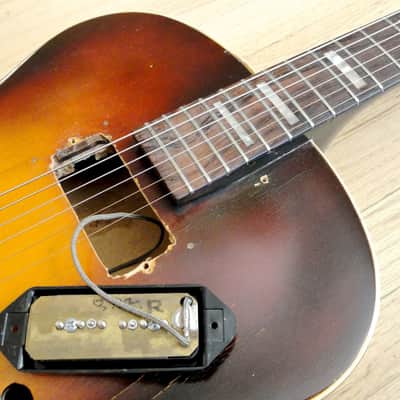 1959 Guild X-50 Archtop Vintage Electric Guitar Sunburst P-90 image 8