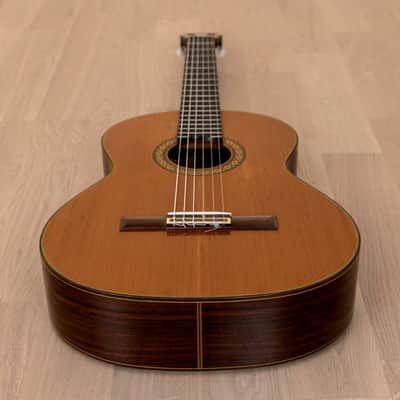 1979 Ryoji Matsuoka M30 Vintage Classical Guitar Cedar Top w/ Case, Japan image 7