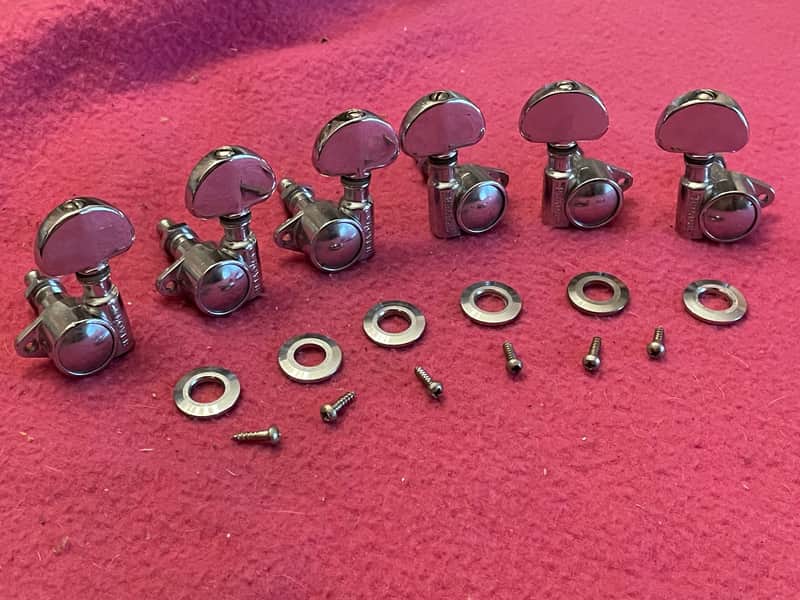 vintage 1960's - 1970's MINTY Grover USA tuners for Martin D-28 Gibson Les Paul S1 Marauder es-335 SG 175 Flying V image 1