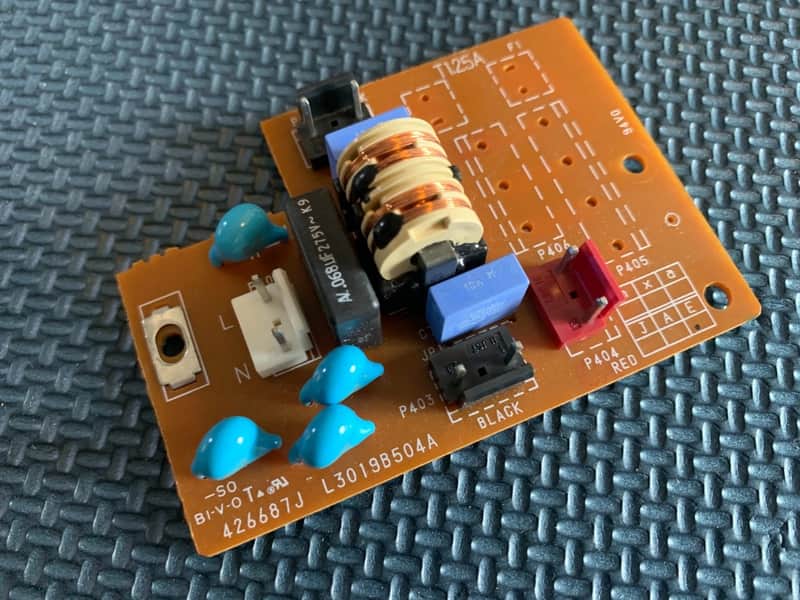 Akai S3000XL Sampler PCB Power Supply Board image 1