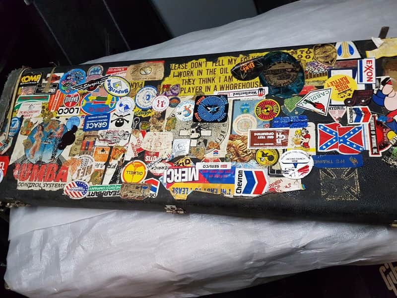 1969 FENDER JAZZMASTER CASE made in USA - ROAD WORN image 1