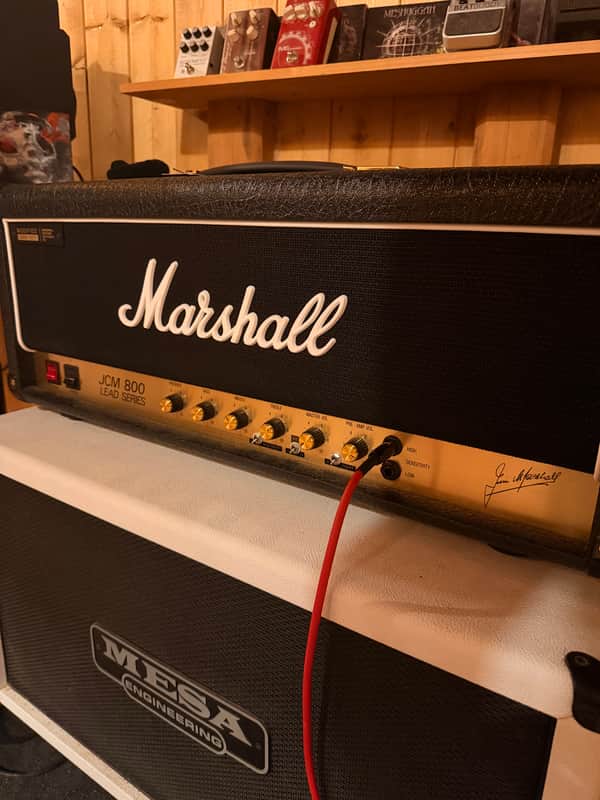 Marshall JCM 800 Lead Series Modified 2203MS Reissue 100-Watt Guitar Amp Head 2025 - Present - Black image 1
