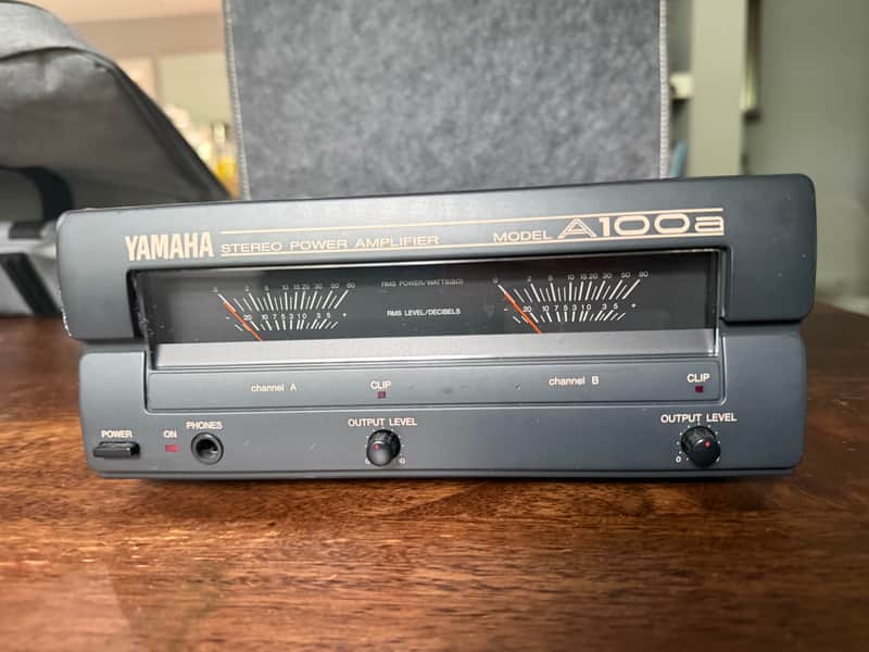 Yamaha A100a A 100 2 Channel Stereo Power Amp Amplifier image 1