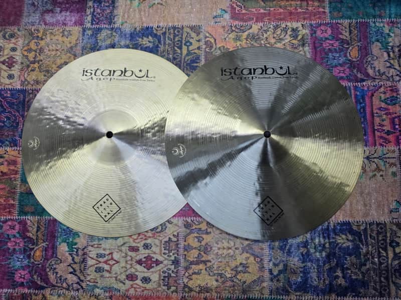 Istanbul Agop 15" Traditional  Dark Hi-Hat (Pair) 2010s - Traditional image 1