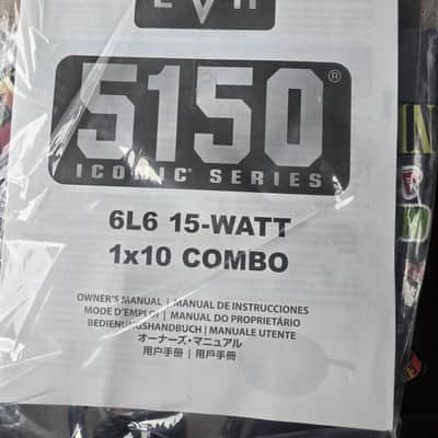 EVH 5150 Iconic Series 2-Channel 15-Watt 1x10" Guitar Combo 2023 - Present - Ivory image 3