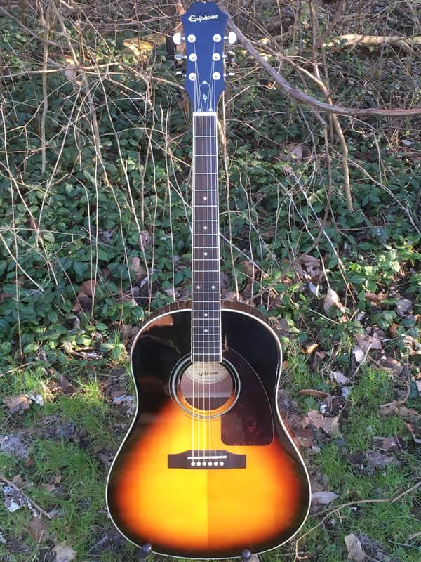 Epiphone AJ220S/VS Vintage Sunburst | Reverb