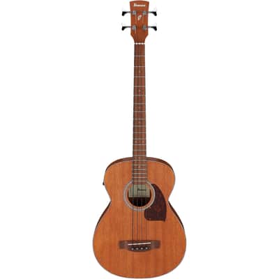 Ibanez PCB54E Grand Concert Acoustic-Electric Bass Guitar Open Pore Natural image 3